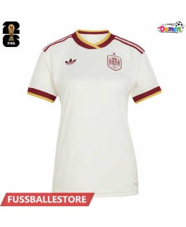 Günstige Spanien Auswärtstrikot Damen WM 2026 Kurzarm